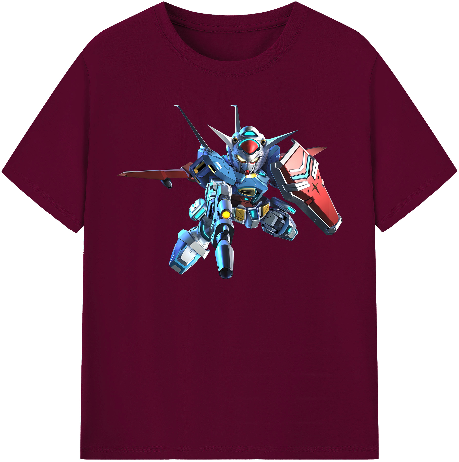 （画像用） 機動戦士ガンダム Mobile Suit Gundam レディースカジュアルプリントTシャツ（綿100％）